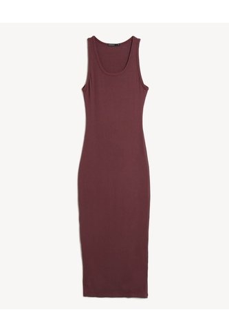 Vestido Midi De Tirantes  Para Mujer Café Seven Seven Seven Seven
