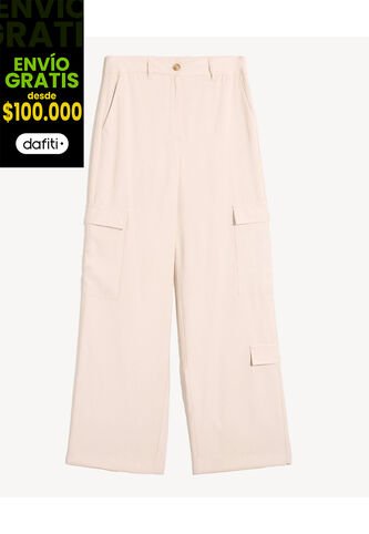 Pantalón Para Mujer Moda Color Arena Marca Seven Seven #28071901 Seven Seven