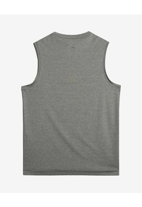 Camiseta Deportiva Texturizada Manga Sisa  Para Hombre Gris Seven Seven