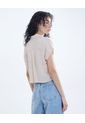 Blusa Para Mujer Manga Corta Color Beige Marca Seven Seven #28123881 de Seven Seven