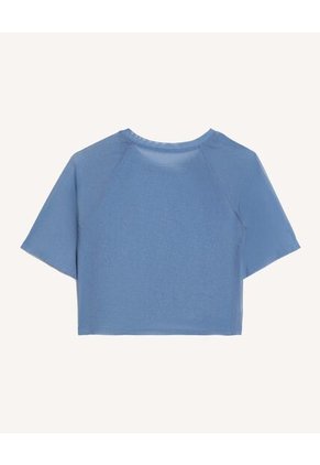 Camiseta  Para Mujer Manga Corta Cuello Redondo Color Azul Marca Seven Seven #28096244