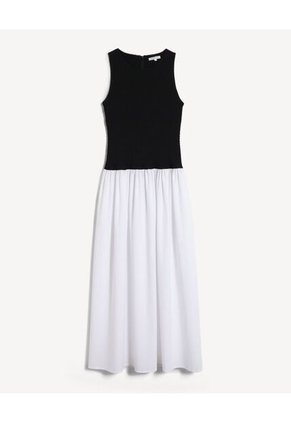 Vestido  Para Mujer M/Sisa Largo Color Negro Marca Seven Seven #28171502