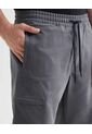 Pantalón Parachute Con Bota Ajustable  Para Hombre Gris Seven Seven de Seven Seven