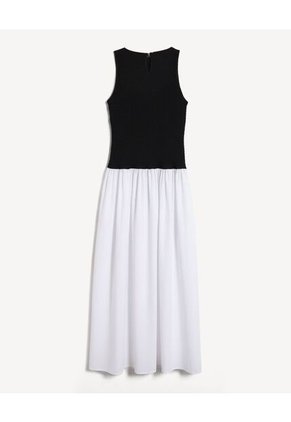 Vestido  Para Mujer M/Sisa Largo Color Negro Marca Seven Seven #28171502