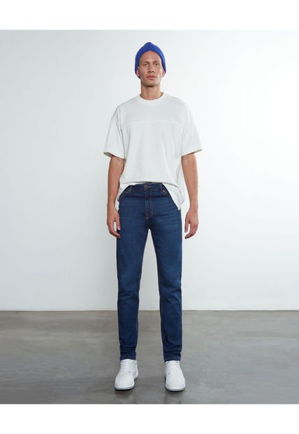 Jean Para Hombre Slim Color Azul Medio Marca Seven Seven #45160241