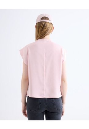 Blusa  Para Mujer Manga Corta Color Rosa Marca Seven Seven #28124145