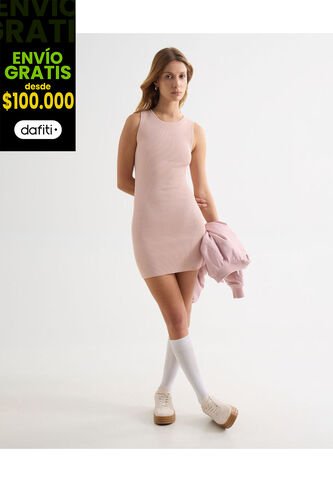 Vestido Para Mujer M/Sisa Corto Color Rosado Marca Seven Seven #28171400 Seven Seven