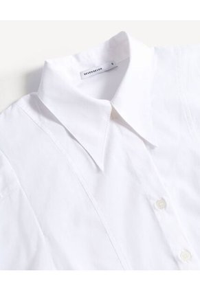 Blusa  Para Mujer Manga Corta Color Hueso Marca Seven Seven #28124149