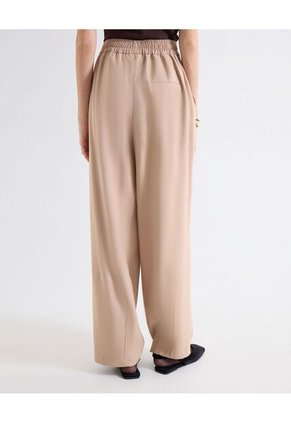 Pantalón Barrel Caída Estructurada Para Mujer Vino Seven Seven