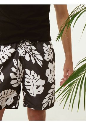 Pantaloneta  Hombre Seven Poliéster Negro 45280025-10