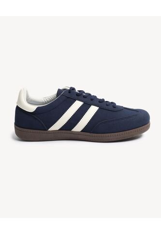 Tenis De Franjas Laterales  Para Hombre Azul Seven Seven Seven Seven