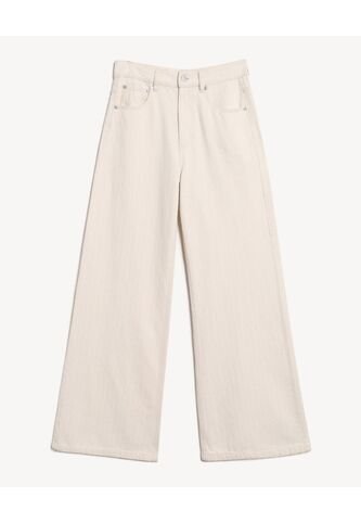 Jean  Para Mujer Wide-Leg Color Marfil Marca Seven Seven #28161007 Seven Seven