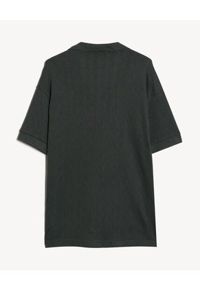 Polo  Para Hombre Cuello Tejido Sin Bolsillo Color Verde Marca Seven Seven #45110961