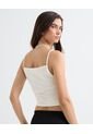 Blusa En Efecto Drapeado  Para Mujer Crudo Seven Seven de Seven Seven