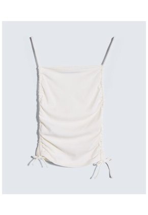 Blusa En Efecto Drapeado  Para Mujer Crudo Seven Seven