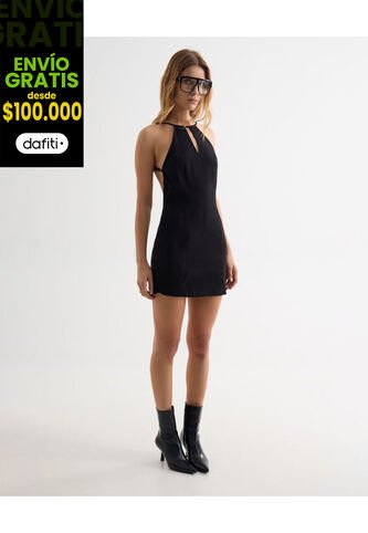 Vestido Para Mujer M/Sisa Corto Color Negro Marca Seven Seven #28171413 Seven Seven