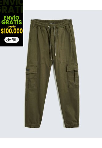 Pantalón Para Hombre Jogger Color Verde Marca Seven Seven #45071101 Seven Seven