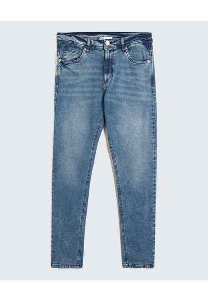 Jean Para Hombre Skinny Color Azul Medio Marca Seven Seven #45160595