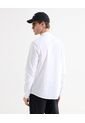 Camisa Para Hombre Manga Larga Sin Bolsillo Cuello Neru Color Hueso Marca Seven Seven #45012152 de Seven Seven