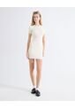 Vestido Mini Cuello Redondo  Para Mujer Blanco Seven Seven de Seven Seven