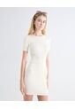 Vestido Mini Cuello Redondo  Para Mujer Blanco Seven Seven de Seven Seven