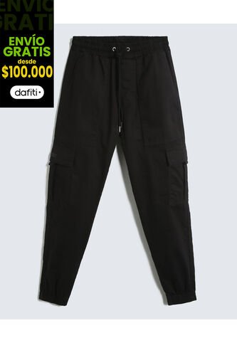 Pantalón Para Hombre Jogger Color Negro Marca Seven Seven #45071100 Seven Seven