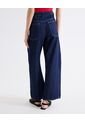 Jean Barrel Acabado Raw  Para Mujer Azul Seven Seven de Seven Seven