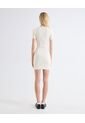 Vestido Mini Cuello Redondo  Para Mujer Blanco Seven Seven de Seven Seven