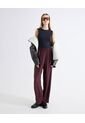 Pantalón Barrel Caída Estructurada  Para Mujer Negro Seven Seven de Seven Seven