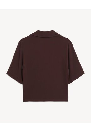 Blusa  Para Mujer Manga Corta Color Café Marca Seven Seven #28124171