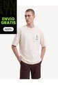Camiseta Screen Pesada  Para Hombre Arena Seven Seven de Seven Seven