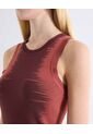 Vestido Jacquard Bicolor Largo  Para Mujer Vino Seven Seven de Seven Seven