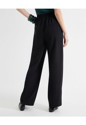 Pantalón Barrel Caída Estructurada  Para Mujer Beige Seven Seven