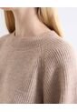 Saco Tejido Cuello Redondo  Para Mujer Café Seven Seven de Seven Seven