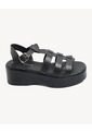 Sandalias De Plataforma  Para Mujer Negro Seven Seven de Seven Seven