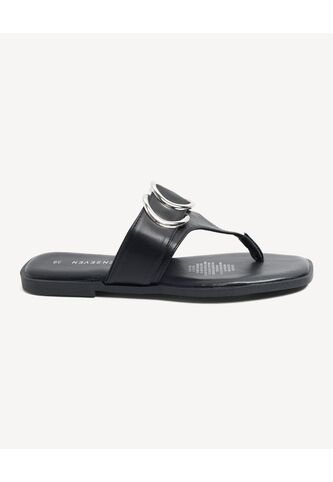 Sandalias De Hebilla Y Tiras  Para Mujer Negro Seven Seven Seven Seven