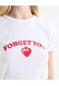 Camiseta Arte Localizado Frontal  Para Mujer Blanco Seven Seven de Seven Seven