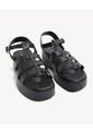 Sandalias De Plataforma  Para Mujer Negro Seven Seven de Seven Seven