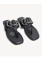 Sandalias De Hebilla Y Tiras  Para Mujer Negro Seven Seven de Seven Seven