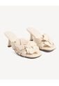 Sandalias De Tacón Con Flecos  Para Mujer Blanco Seven Seven de Seven Seven