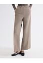Pantalón Animal Print Bota Amplia  Para Mujer Beige Seven Seven de Seven Seven