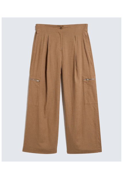 Pantalon Para Mujer  Color Camel Marca Seven Seven #28071831