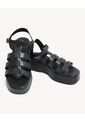 Sandalias De Plataforma  Para Mujer Negro Seven Seven de Seven Seven