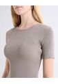 Vestido Mini Cuello Redondo  Para Mujer Café Seven Seven de Seven Seven