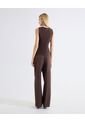 Chaleco Sastrero Abotonadura Frontal  Para Mujer Café Seven Seven de Seven Seven