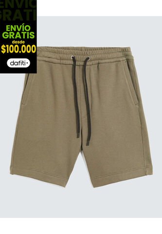 Bermuda Para Hombre Regular Corto Color Verde Marca Seven Seven #45100710 Seven Seven