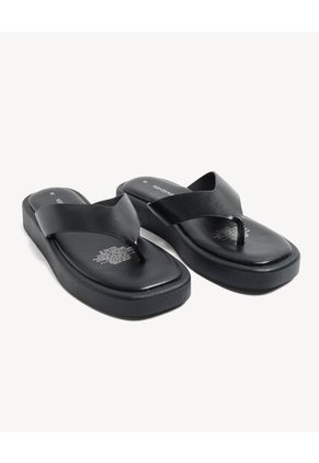 Sandalias Cruzadas  Para Mujer Negro Seven Seven