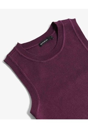 Camiseta Para Mujer Manga Sisa Cuello Redondo Color Vino Marca Seven Seven #28096417