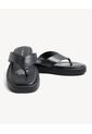 Sandalias Cruzadas  Para Mujer Negro Seven Seven de Seven Seven