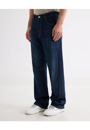 Jean Loose Tono Oscuro  Para Hombre Azul Seven Seven